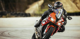 Michelin Power GP 2 being used on a BMW S 1000 RR on a racetrack. Photo courtesy Michelin.