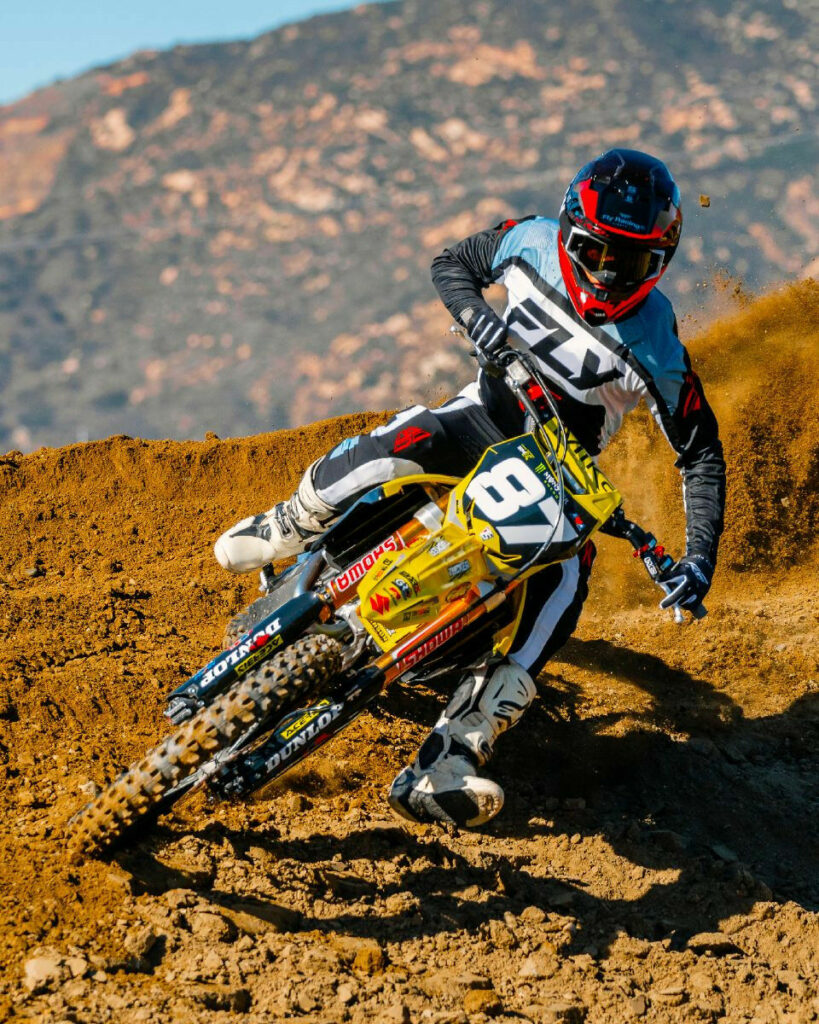 Max Miller (87) joins BARX to challenge for the 250 West series crown. Photo courtesy Suzuki Motor USA, LLC.