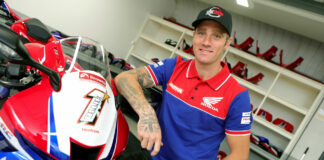 Tommy Bridewell, the 2023 British Superbike Champion. Photo courtesy Honda Racing UK.