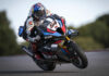 Toprak Razgatlioglu (54) testing on his new factory BMW M 1000 RR World Superbike in Portugal. Photo courtesy BMW Motorrad Motorsport.
