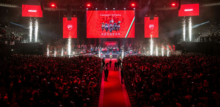 Ducati Celebrates 2023 World Championships With Fans In Bologna