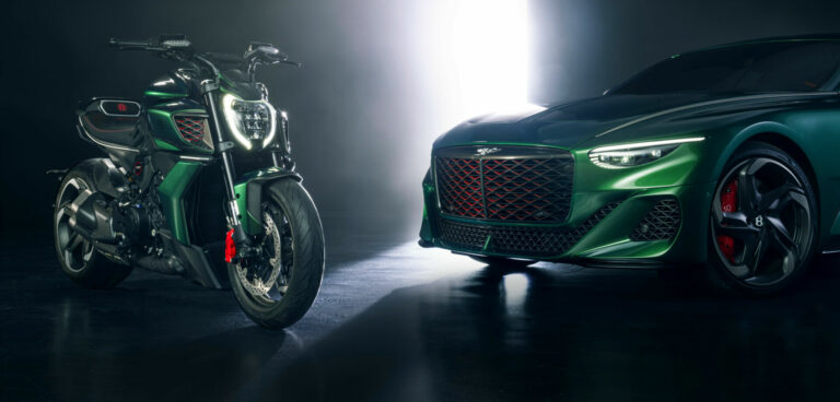 Video: Ducati Collaborates With Bentley To Create Special Diavel V4
