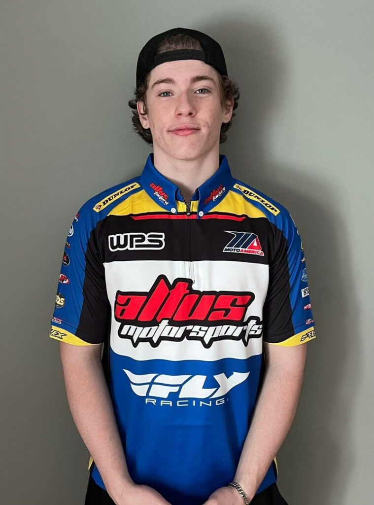 Young Canadian Torin Collins is joining Altus Motorsports for his first full season in MotoAmerica Next-Gen Supersport. Photo by Brian J. Nelson. 