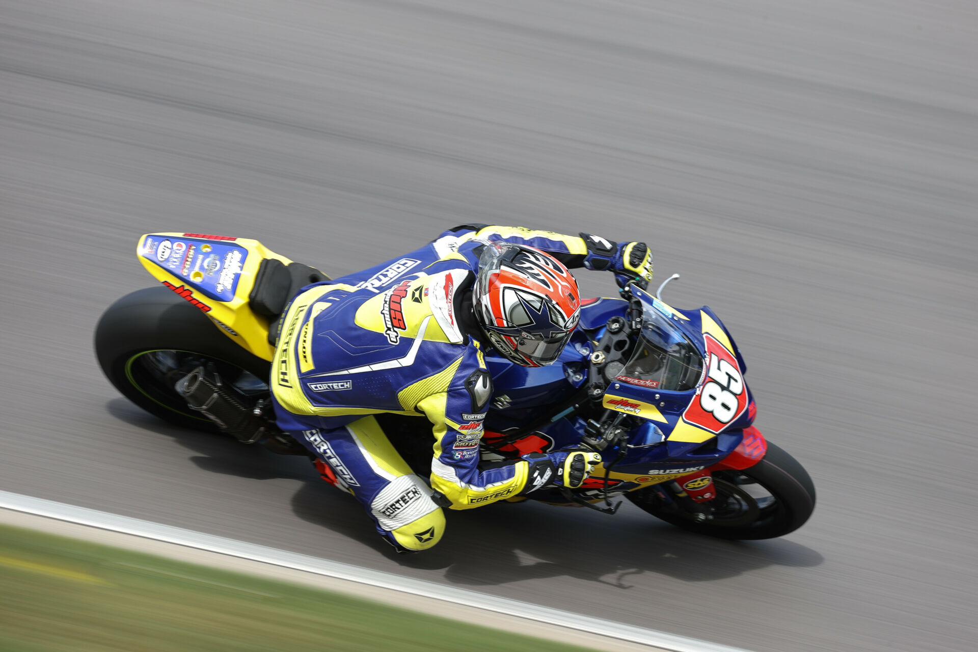 Seen here on a Stock 1000 Suzuki GSX-R1000 in 2021, Jake Lewis returns to Altus Motorsports for 2024 and will race a Suzuki GSX-R750 in MotoAmerica Supersport. Photo by Brian J. Nelson.