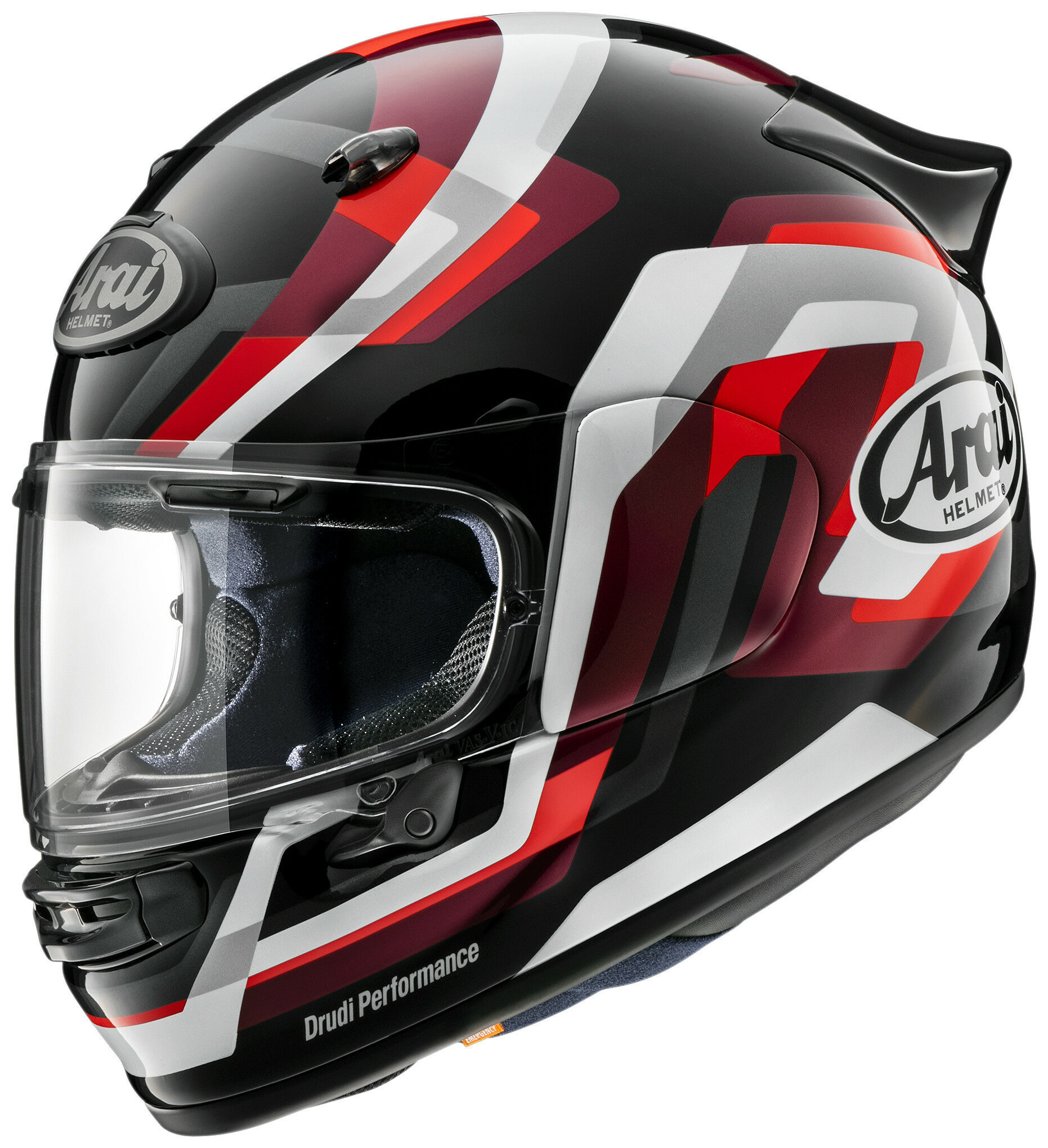 An Arai Contour-X helmet in Snake Red. Photo courtesy Arai.