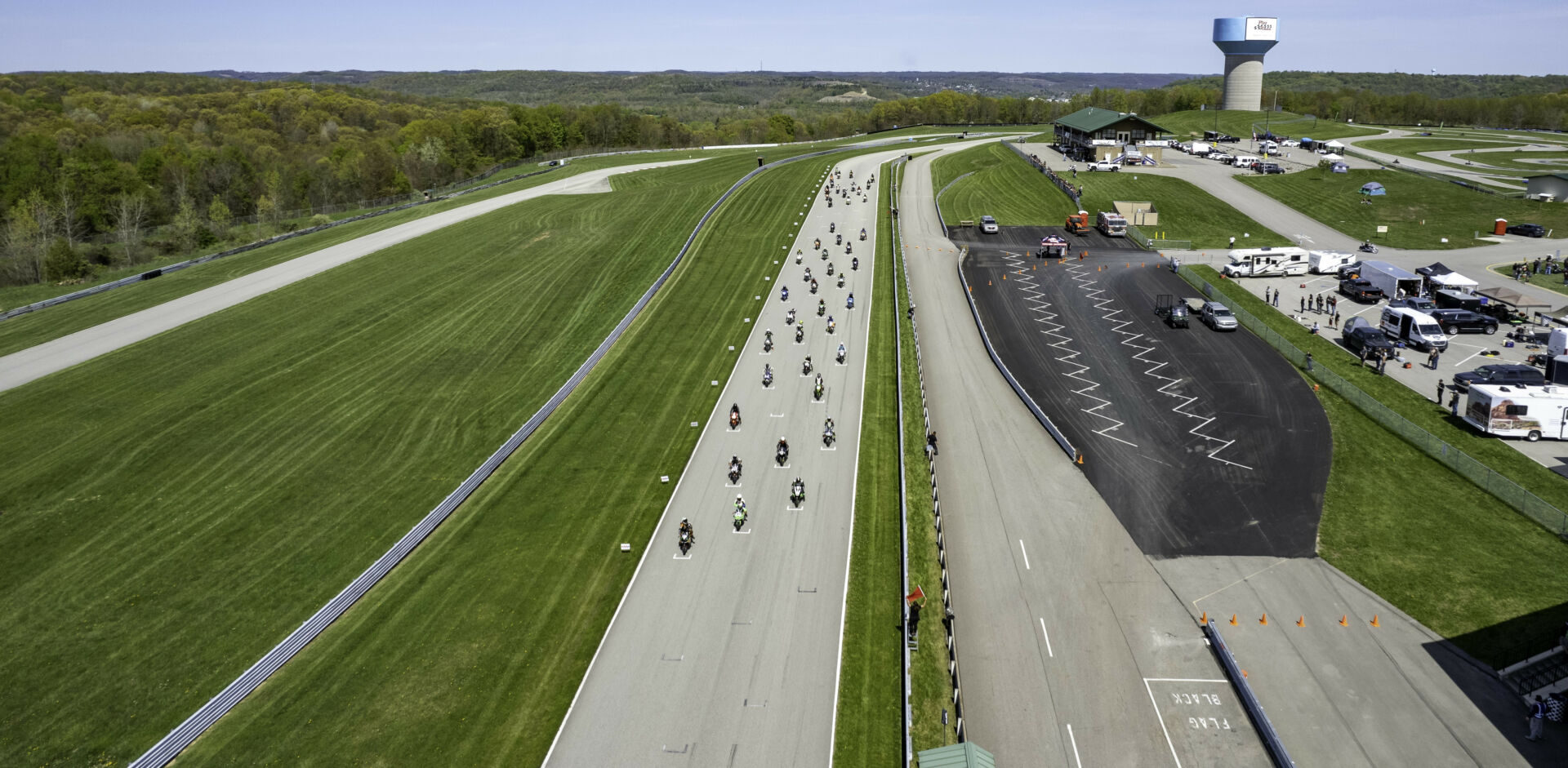 An ASRA starting grid at Pittsburgh International Race Complex. Photo by Mark Lienhard, courtesy ASRA.