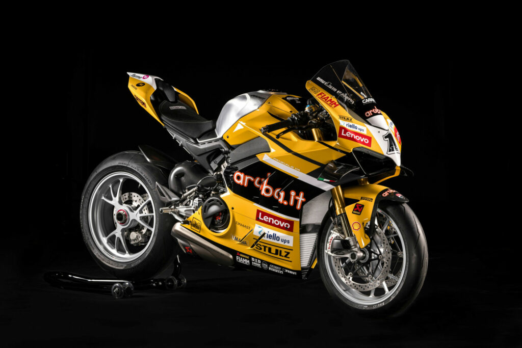 A Panigale V4 Bautista 2023 World Champion Replica. Photo courtesy Ducati.