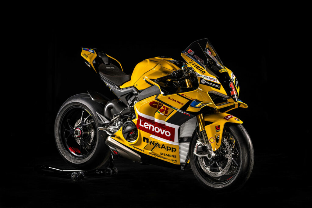 A Panigale V4 Bagnaia 2023 World Champion Replica. Photo courtesy Ducati,