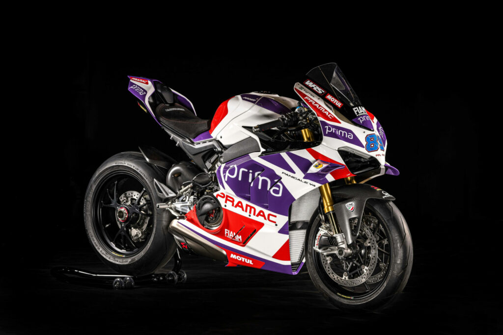 A Ducati Panigale V4 Martín 2023 Racing Replica. Photo courtesy Ducati.