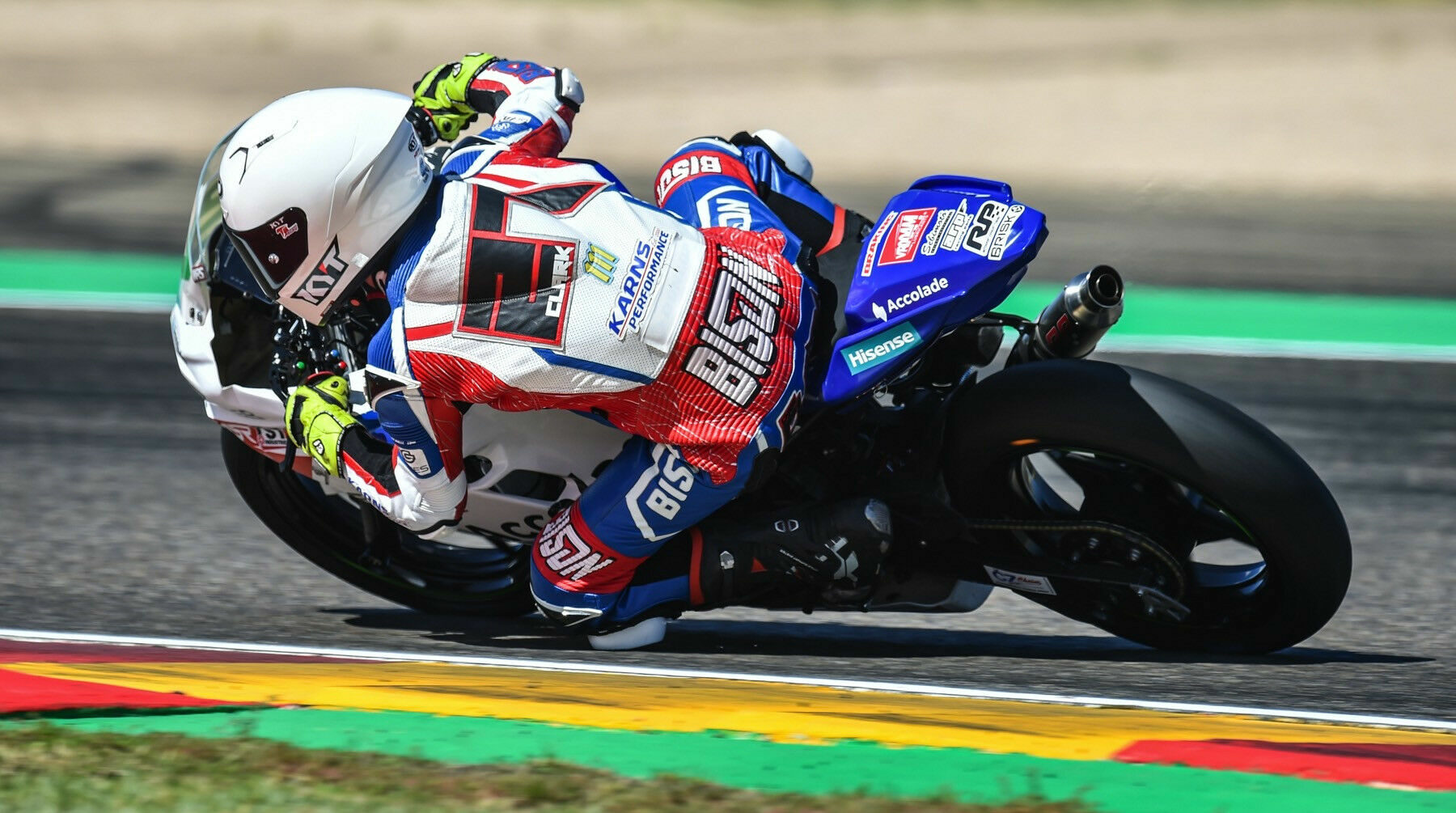 Chris Clark (27) as seen at MotorLand Aragon in 2023. Photo courtesy Chris Clark Racing.