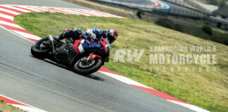 Chris Ulrich rode several bikes fitted with Bridgestone Hypersport Battlax S23 tires on South Africa's Kyalami Grand Prix Circuit. He's seen here on a lightly-modified Honda CBR1000RR-R.