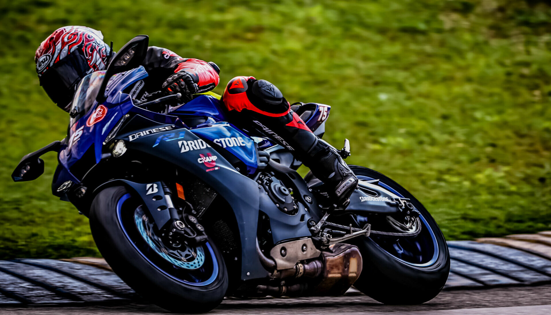 Bridgestone has been named the official tire of the Yamaha Champions Riding School. Photo courtesy Bridgestone.
