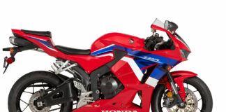 A 2024-model Honda CBR600RR. Photo courtesy American Honda.