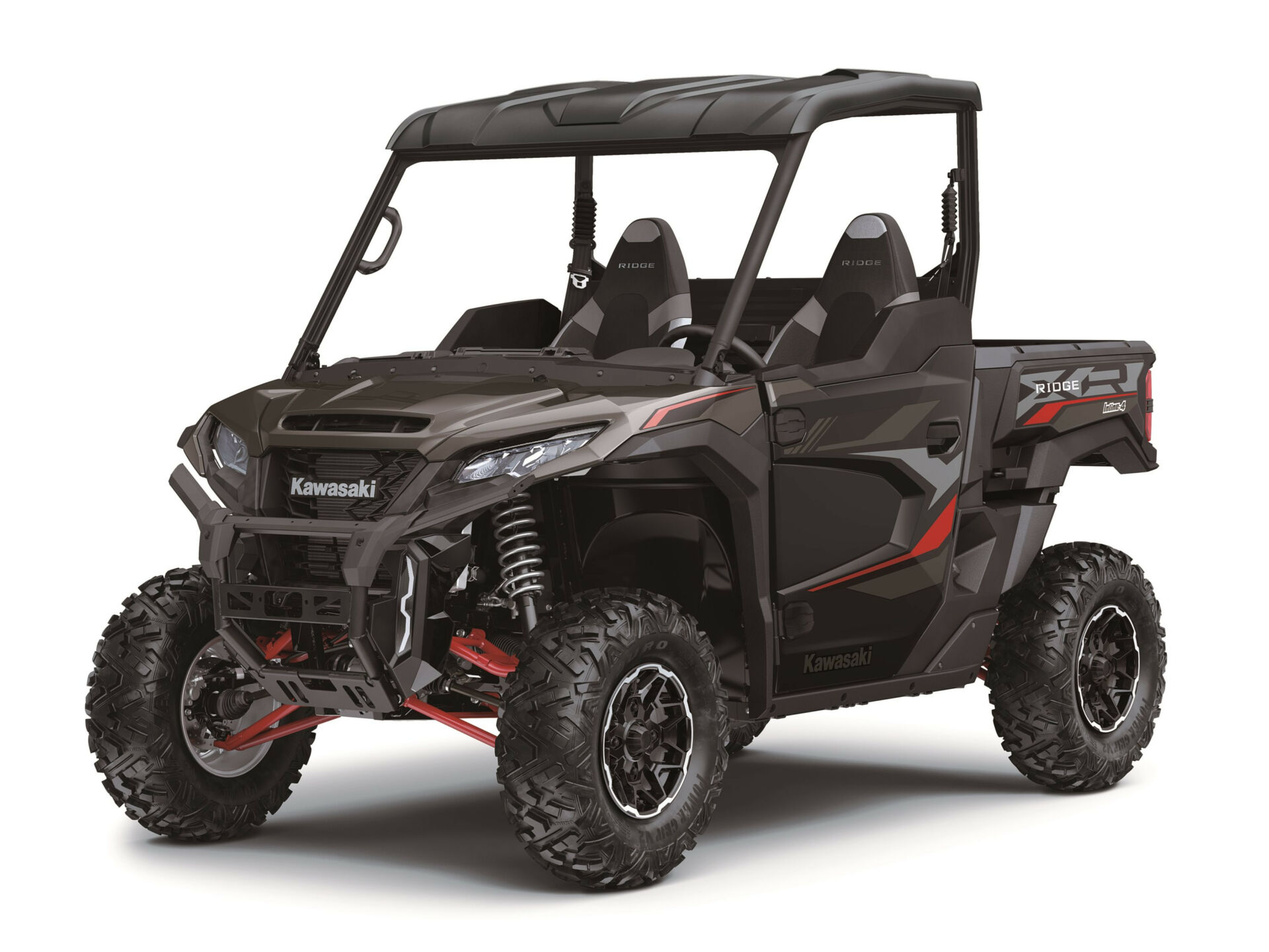 A 2025-model Kawasaki Ridge side x side utility vehicle. Photo courtesy Kawasaki Motors Corp., U.S.A.