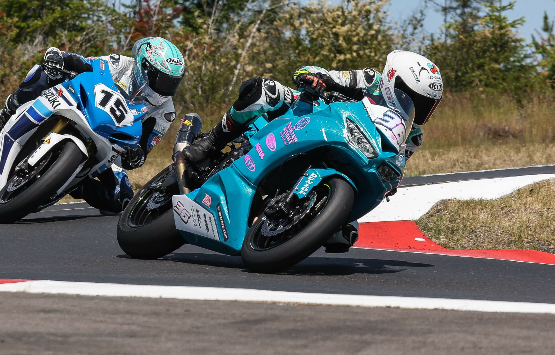 Mallory Dobbs (36) during the 2023 MotoAmerica Supersport season. Photo by Brian J. Nelson.