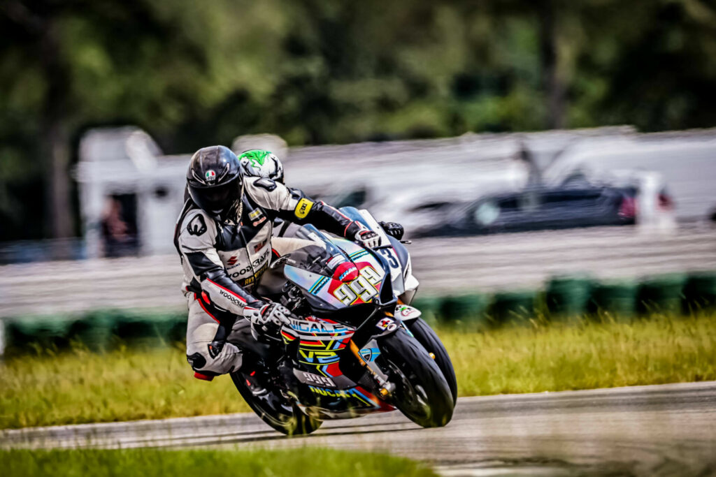 Precision Track Days co-owner Fahad Khan (999) couldn't even ride a motorcycle until just a few years ago. So, the experience of being a track day "newbie" is fresh in his mind. Photo courtesy Precision Track Days.