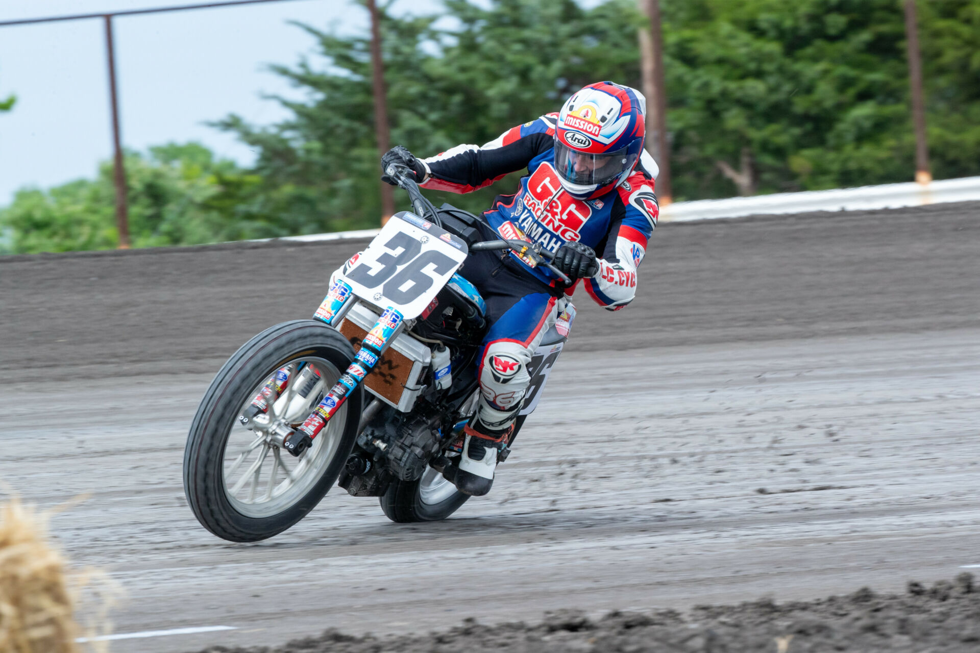 Kolby Carlile (36) during practice at the Dallas Half-Mile in 2023. Photo by Tim Lester, courtesy AFT.