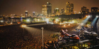 Veterans Park, in Milwaukee, Wisconsin, during a previous Harley-Davidson Homecoming concert. Photo courtesy Harley-Davidson.