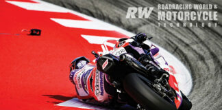 Jorge Martin in 2023 at Catalunya, where he finished third in the Grand Prix race. Photo by Dorna.