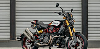 A 2024-model Indian FTR x RSD Super Hooligan. Photo courtesy Indian Motorcycle.