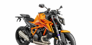 A 2024-model KTM 1390 Super Duke R EVO. Photo courtesy KTM.
