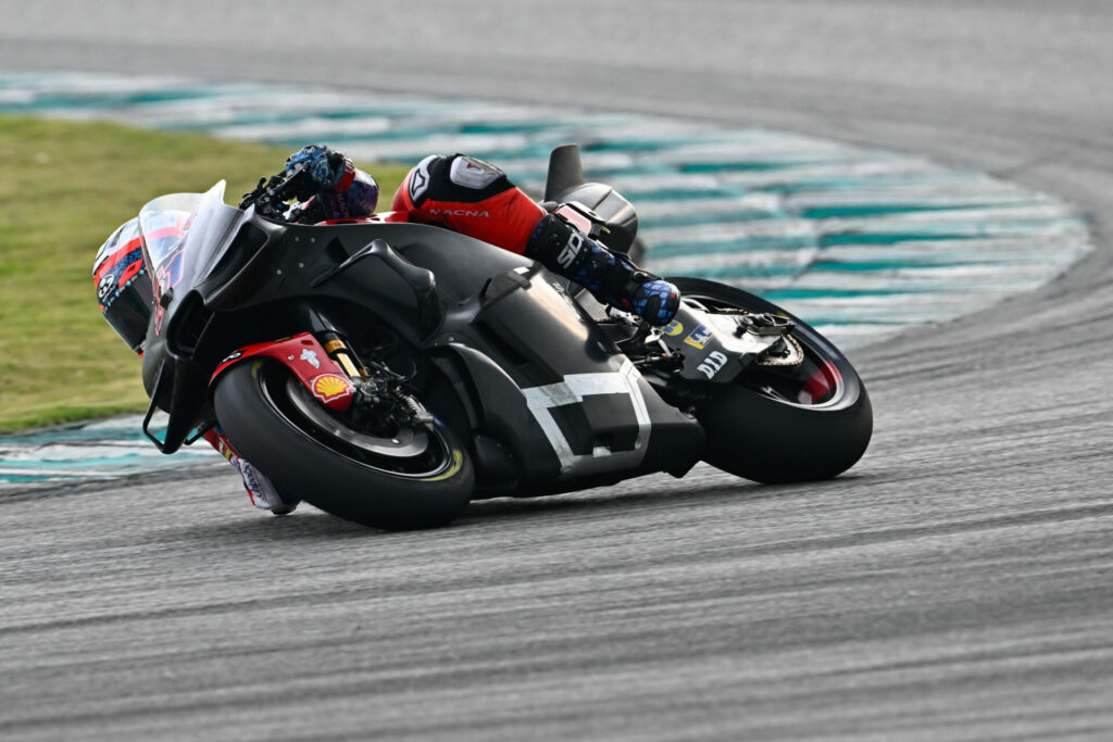 Ducati test rider Michele Pirro (51). Photo courtesy Dorna.