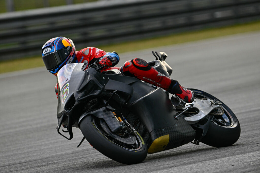 Honda test rider Stephan Bradl (6). Photo courtesy Dorna.