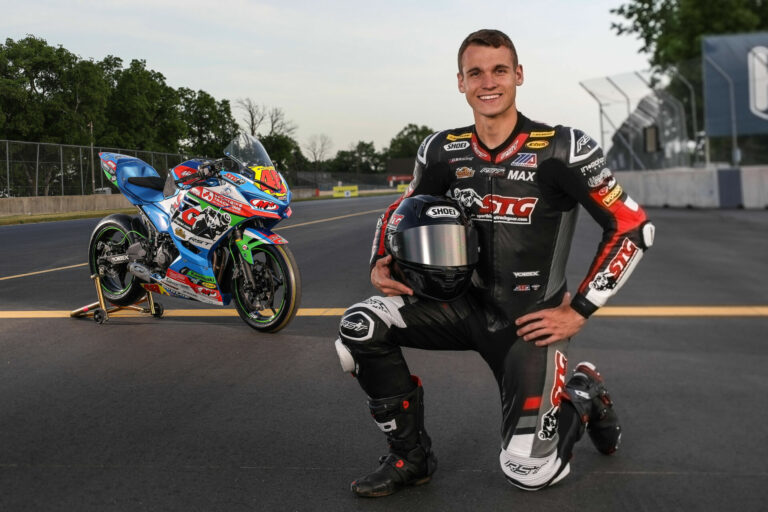 MotoAmerica: Precision Track Days Sponsoring Max Van