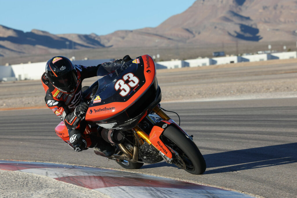 Kyle Wyman (33). Photo courtesy Harley-Davidson.