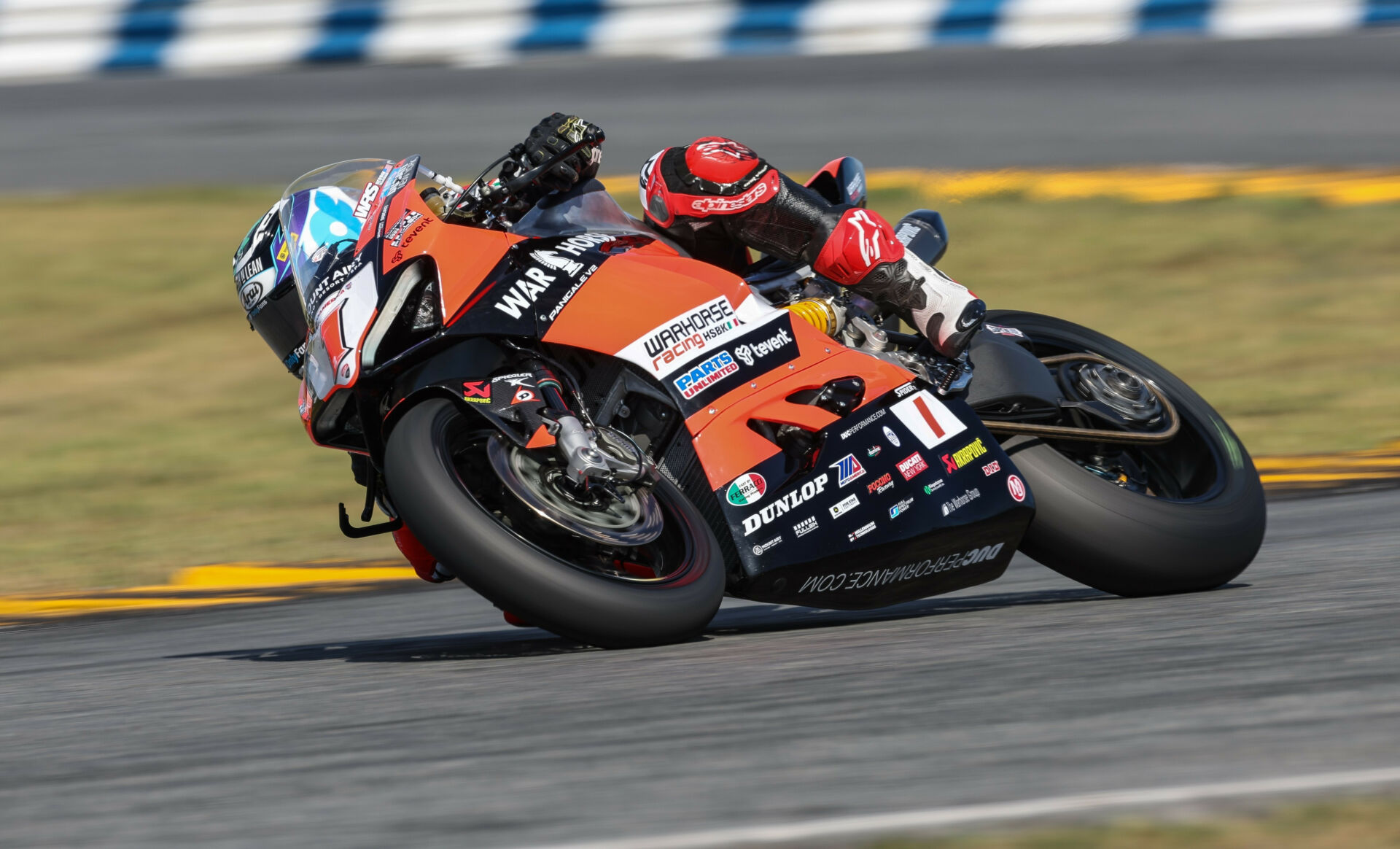 Josh Herrin (1) at Daytona in 2023. Photo by Brian J. Nelson, courtesy Ducati.