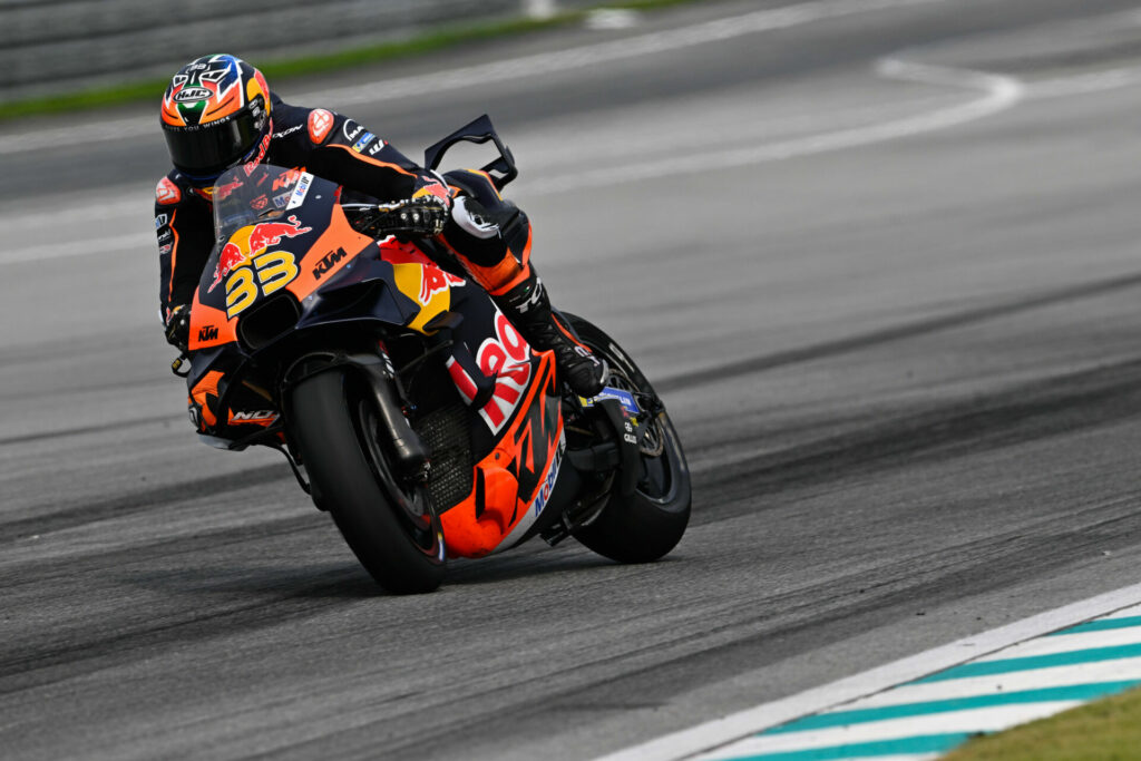 Brad Binder (33). Photo courtesy Dorna.