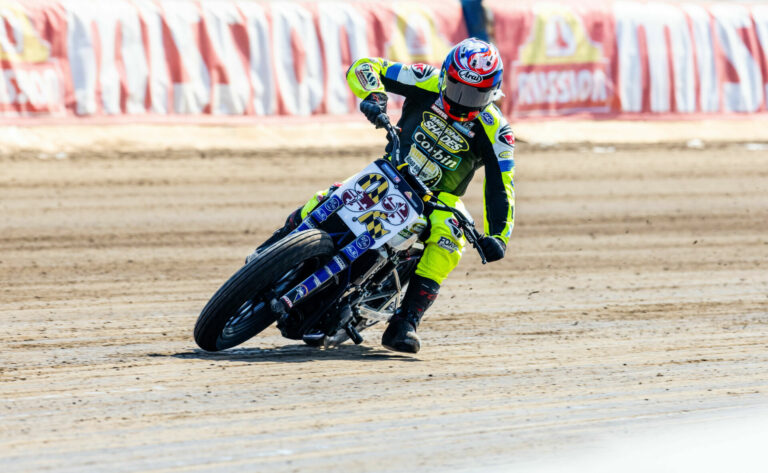 American Flat Track: On The Box Racing Signs Price For SuperTwins