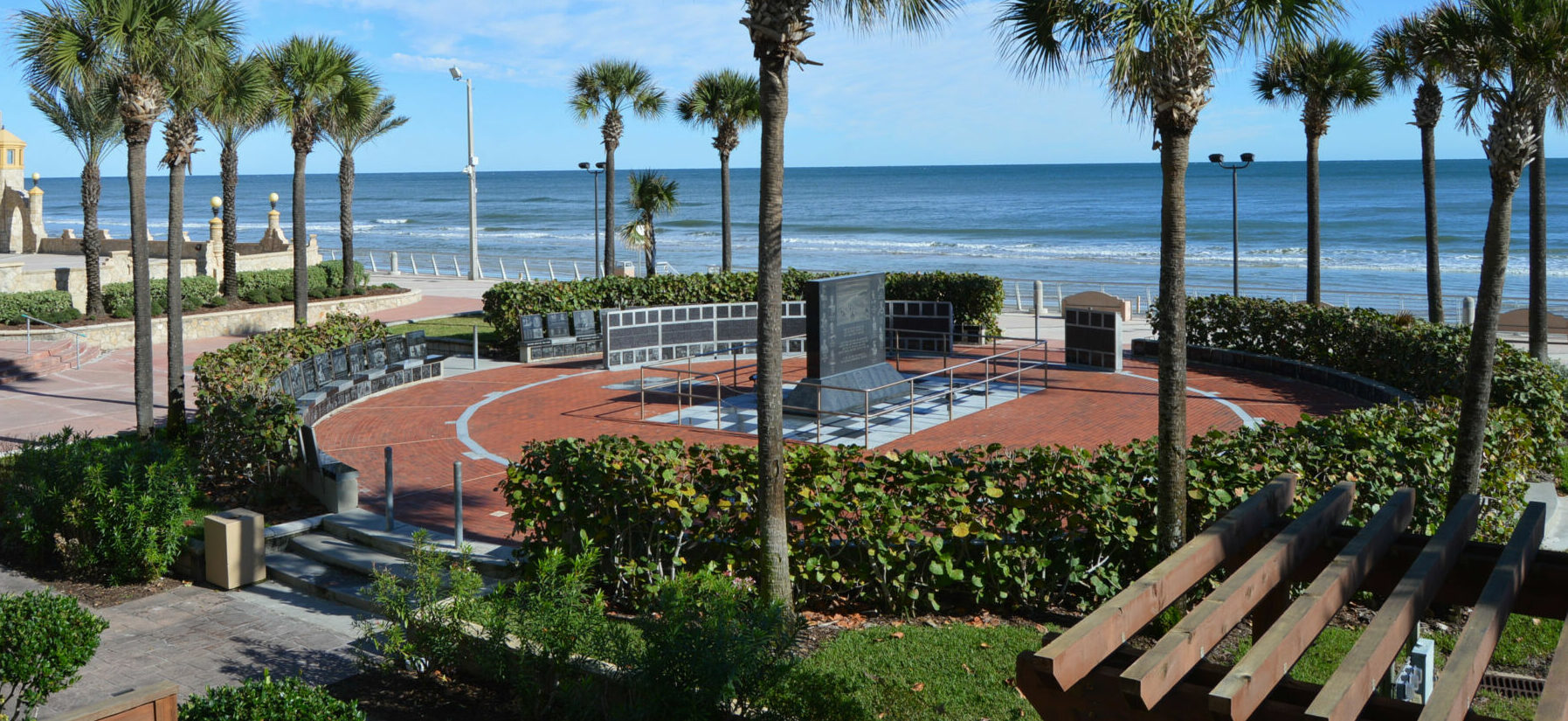 The Daytona 200 Monument, in Daytona Beach, Florida. Photo courtesy Daytona200Monument.com.