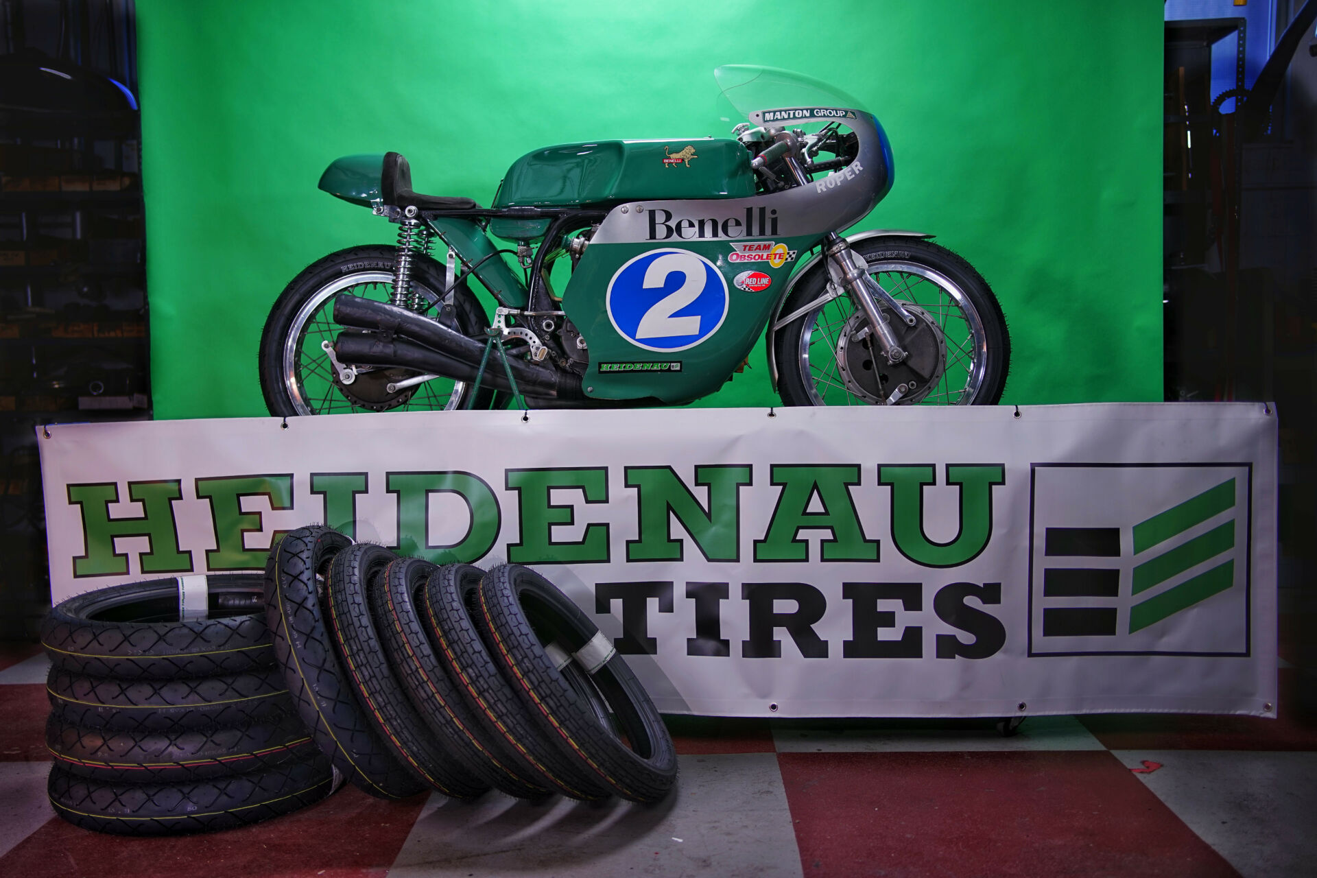 Team Obsolete is now sponsored by Heidenau Tires. Photo courtesy Team Obsolete.