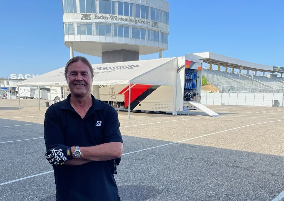 Warren Dunham at Hockenheim Ring, in Germany, in 2023. Photo courtesy Warren Dunham.