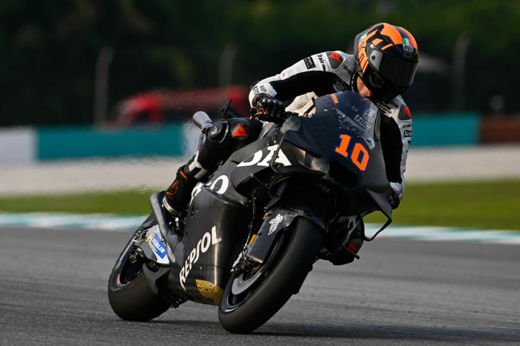 Luca Marini (10). Photo courtesy MotoGP.com.