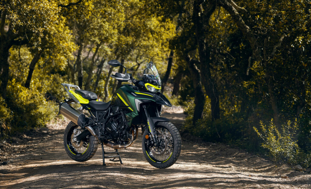 A 2024 Benelli TRX 702X at rest. Photo courtesy Benelli/Keeway America.