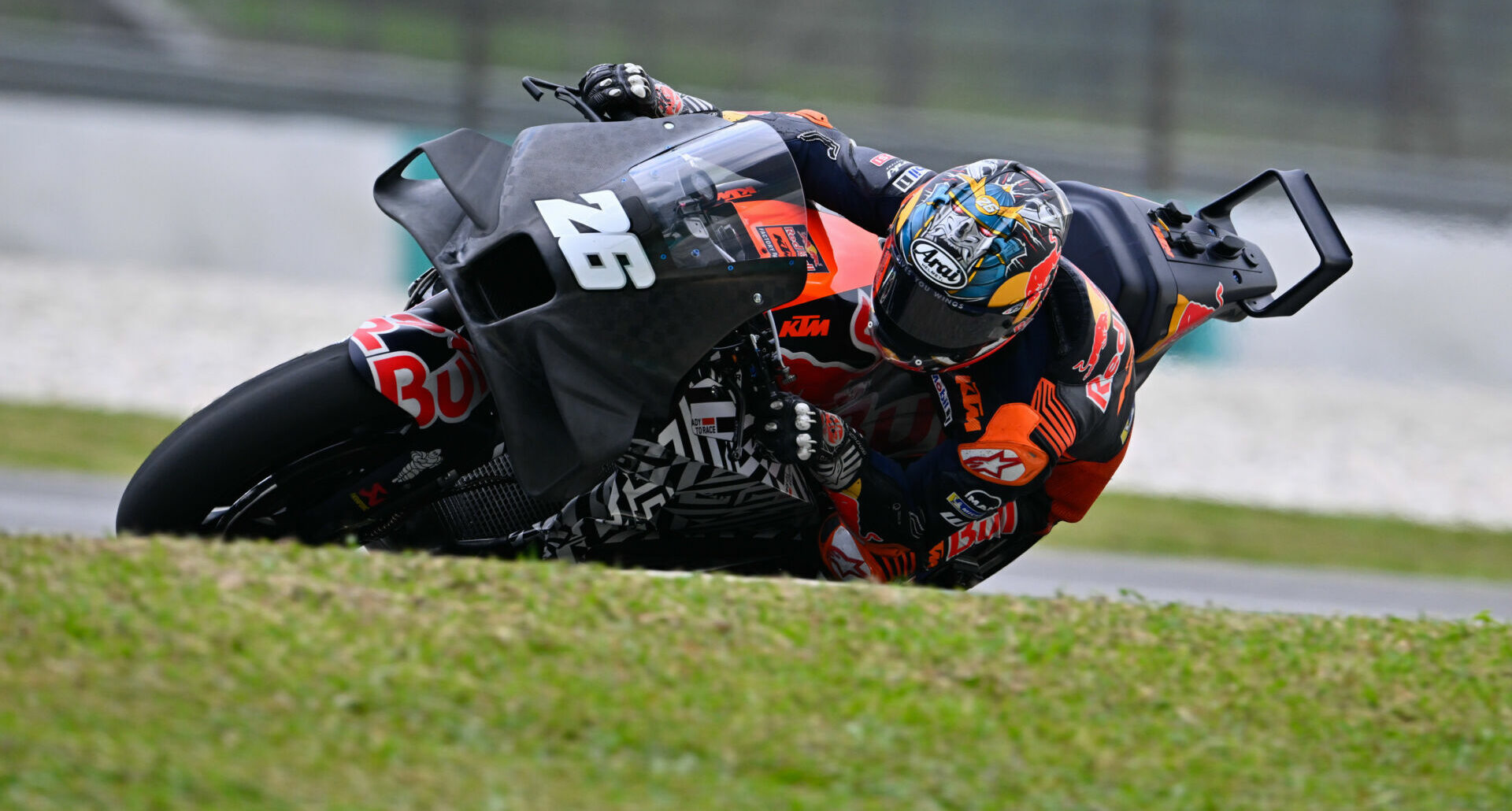 KTM test rider Dani Pedrosa (26) was the quickest rider during Day One of the MotoGP 