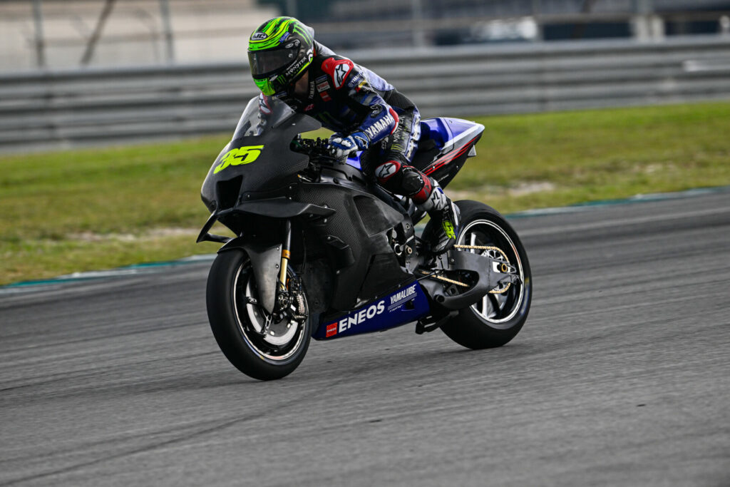 Yamaha test rider Cal Crutchlow (35). Photo courtesy Dorna.