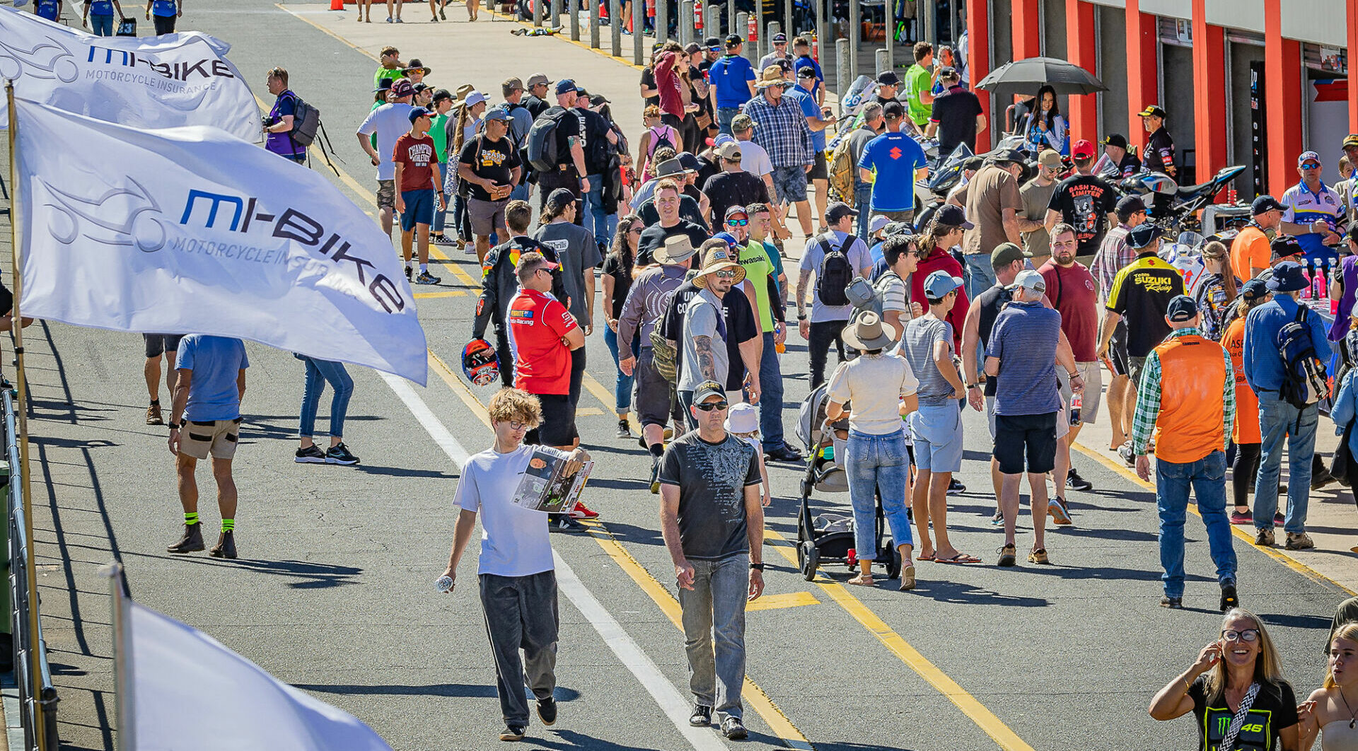 mi-bike Motorcycle Insurance is returning as the title sponsor of the 2024 Australian Superbike Championship. Photo courtesy ASBK.