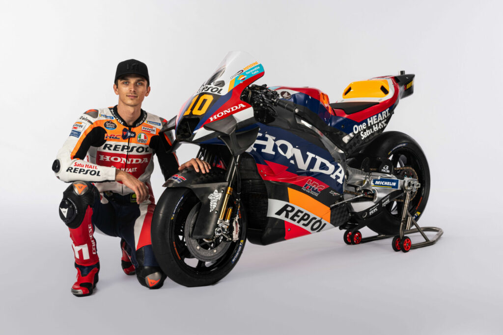 Luca Marini. Photo courtesy Repsol Honda.