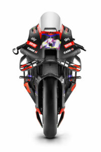 An Aprilia RS-GP24 MotoGP racebike. Photo courtesy Aprilia.