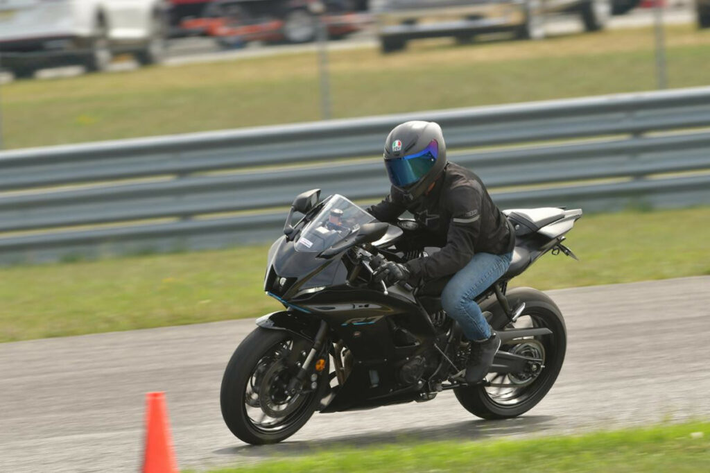 The Street Group at the Yamaha R-World Track Experience YCRS event offers riders a taste of riding on the racetrack with minimum investment. Photo courtesy YCRS.