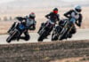 Riders on a variety of machines at a previous Classic Track Day event. Photo courtesy Classic Track Day.
