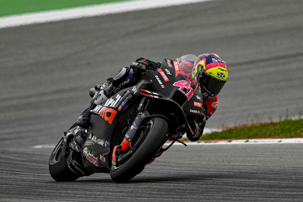 Aleix Espargaro (41). Photo courtesy Aprilia.