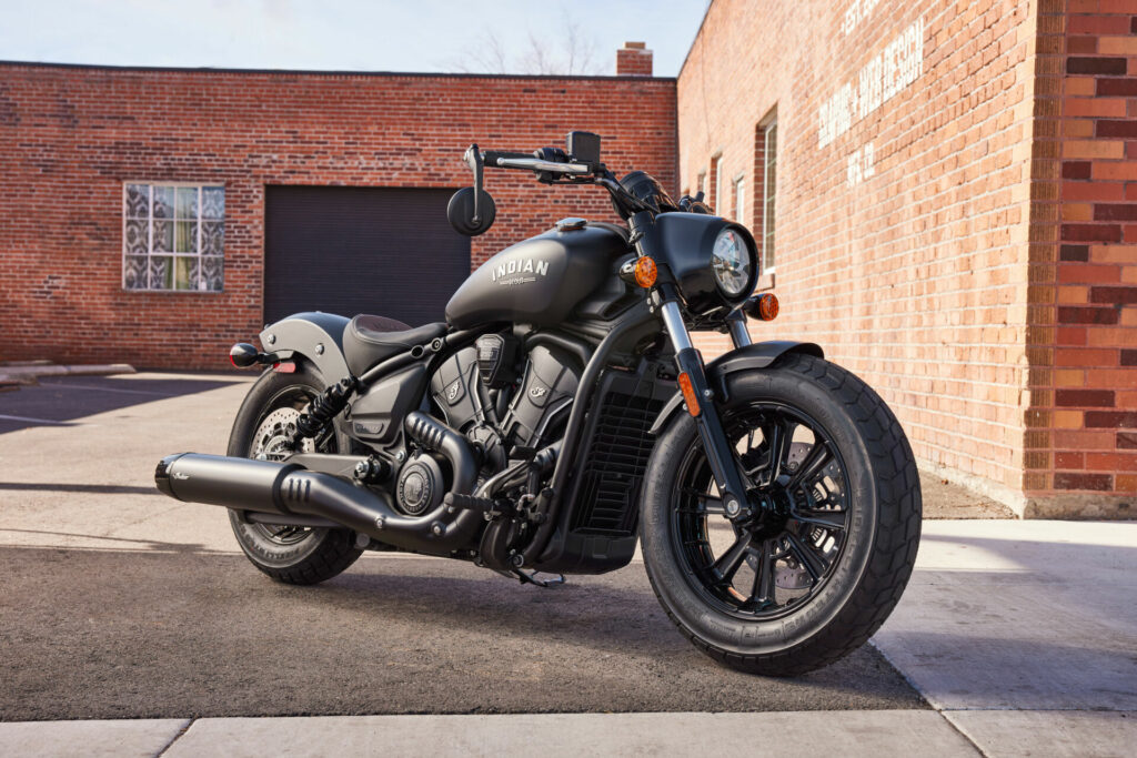 A 2025 Indian Scout Bobber. Photo courtesy Indian Motorcycle.