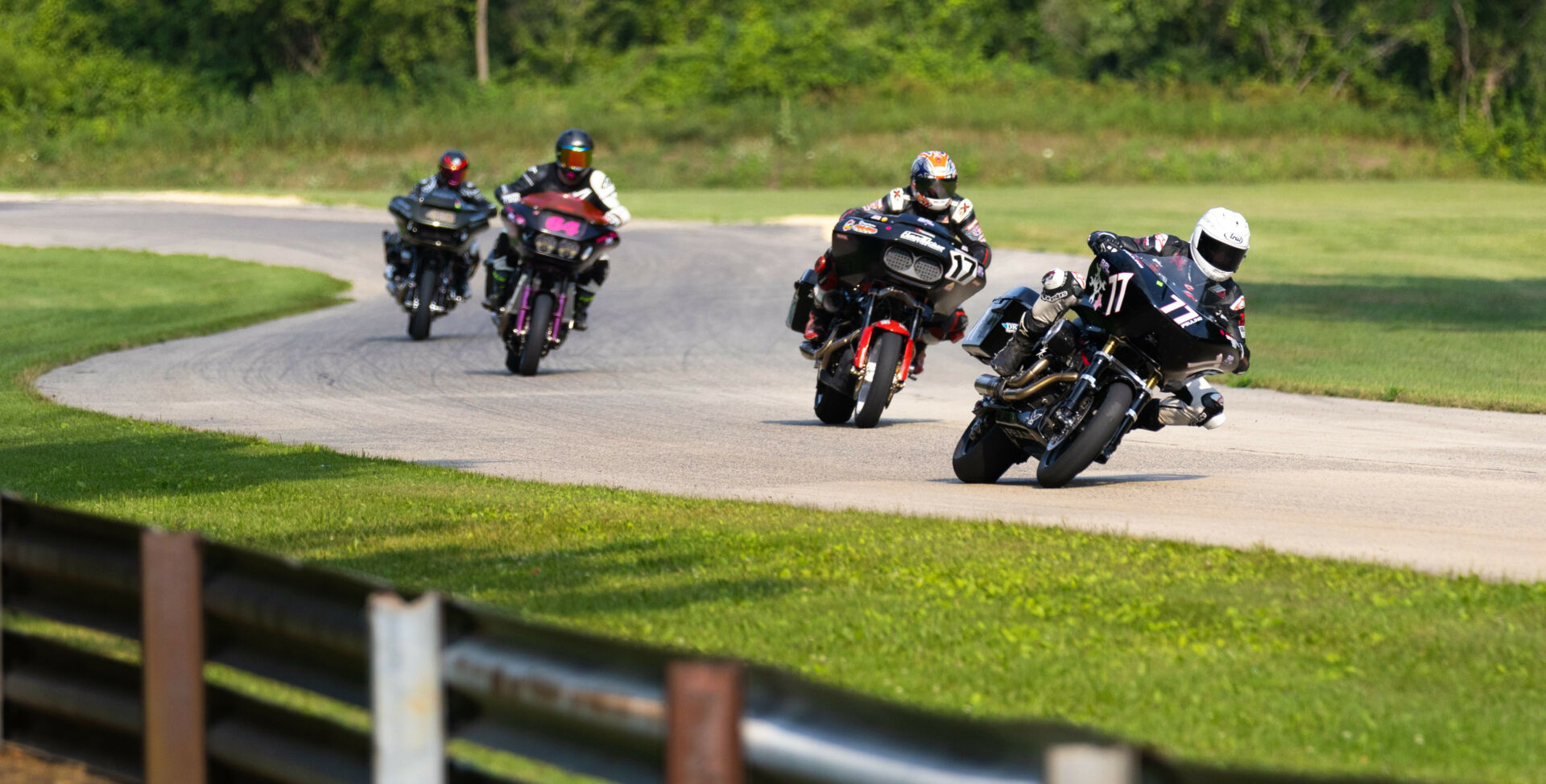 Bagger Racing League (BRL) action from the 2023 season. Photo by Tom Punchur, courtesy BRL.