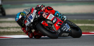 Adrian Huertas (99). Photo courtesy Aruba.it Racing Ducati.