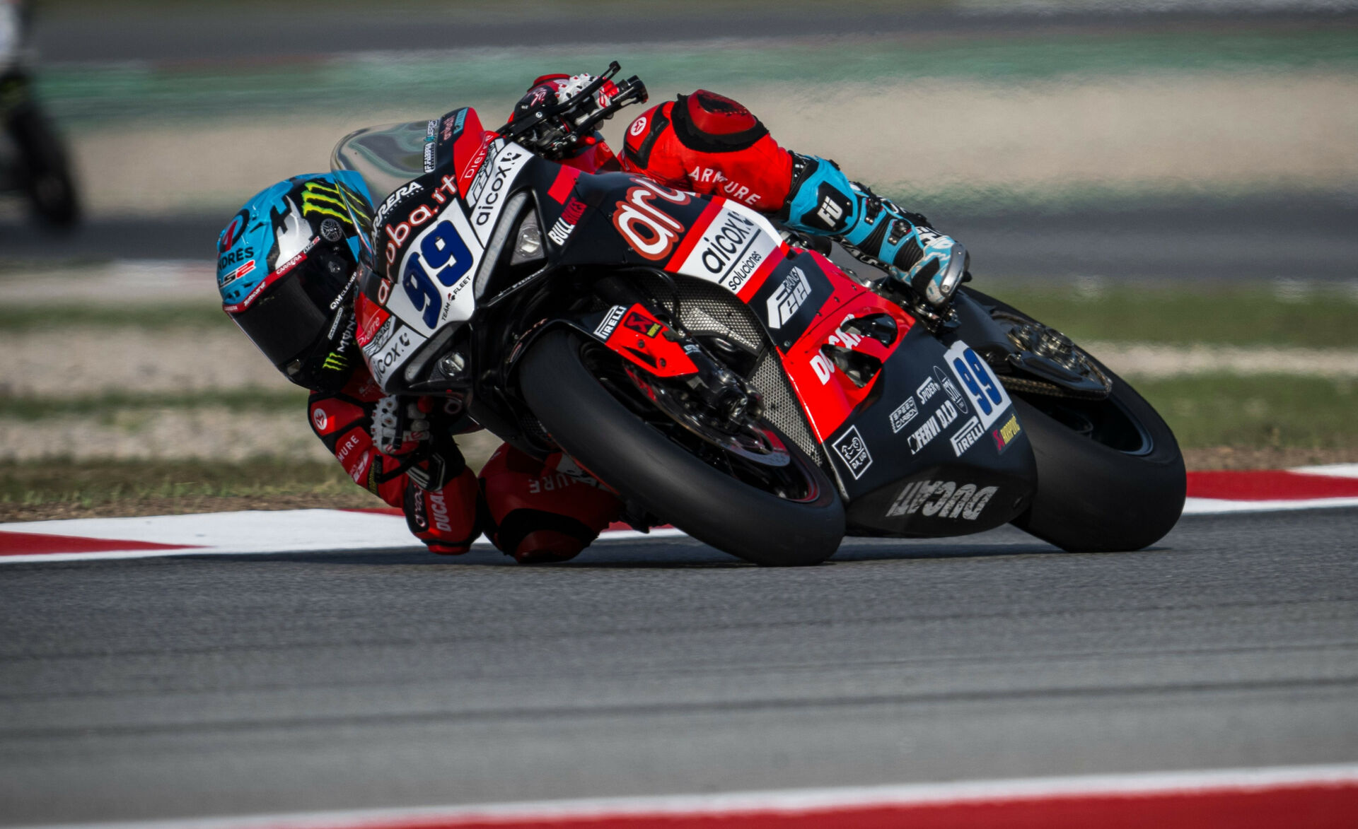 Adrian Huertas (99). Photo courtesy Aruba.it Racing Ducati.