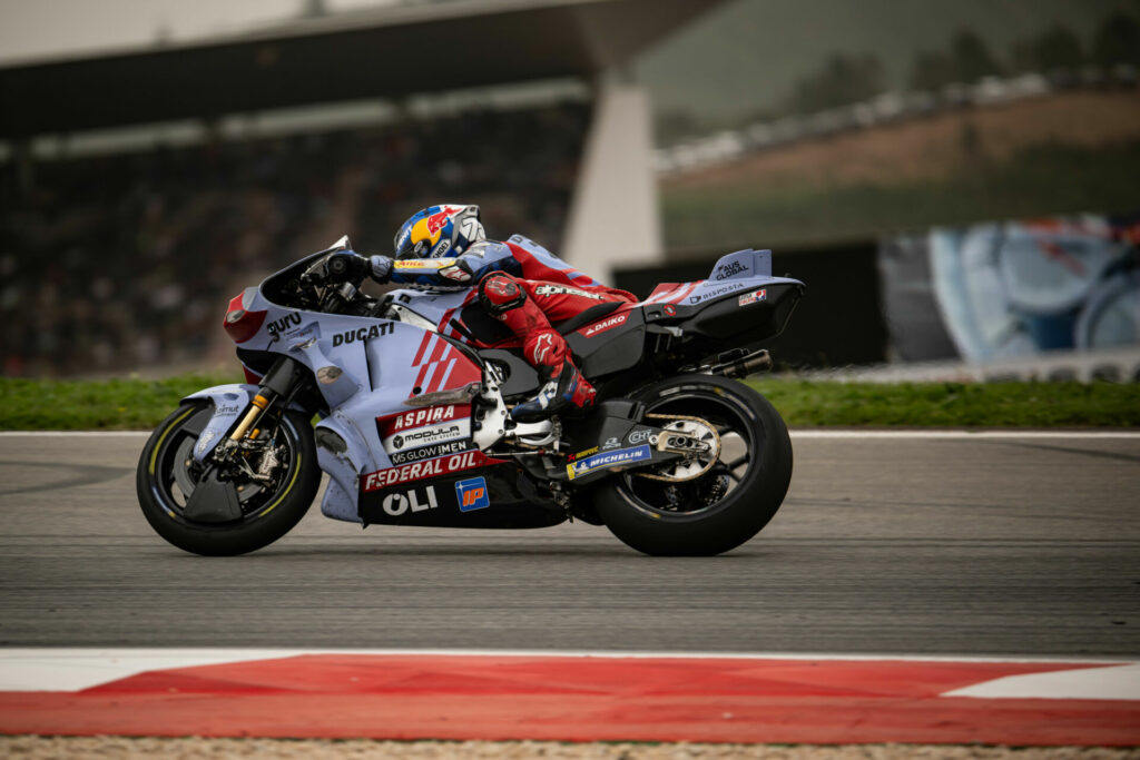 Alex Marquez (73). Photo courtesy Gresini Racing.